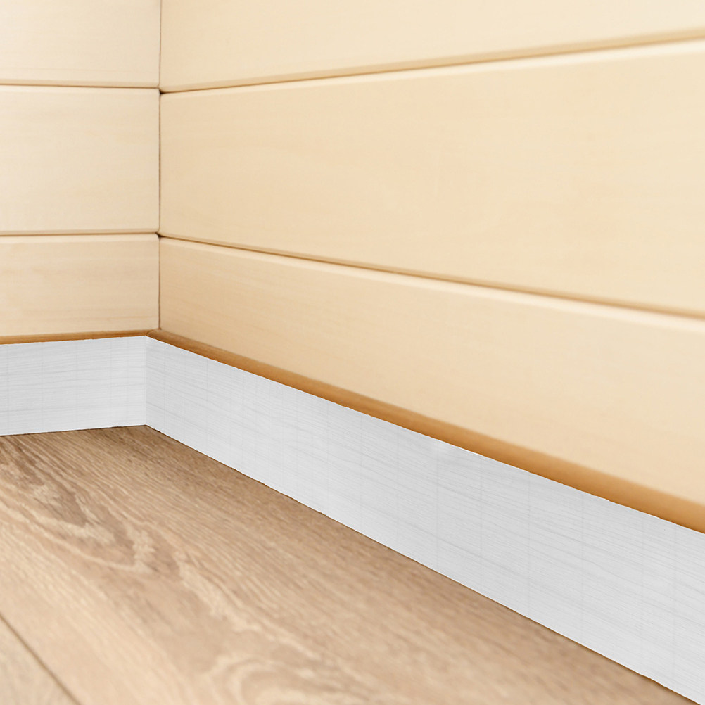 Baseboard Molding Trim - 1 Roll Background Wall Peel and