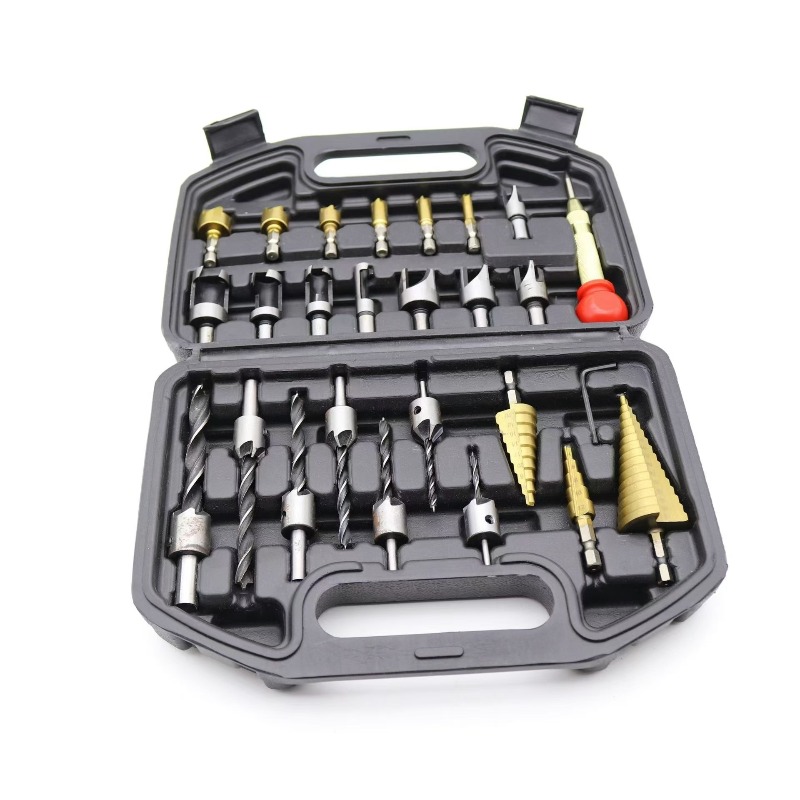 Home Improvement Center - Professional Woodworking Drill Bit Kit Center