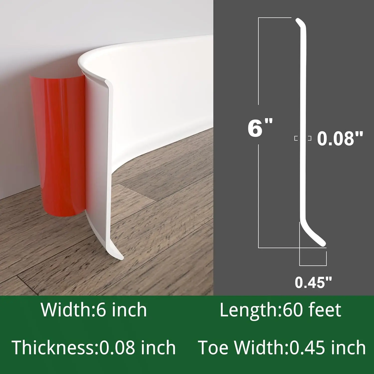 Flexible Baseboard Molding Tri - Baseboard Molding Trim ulasan dan harga