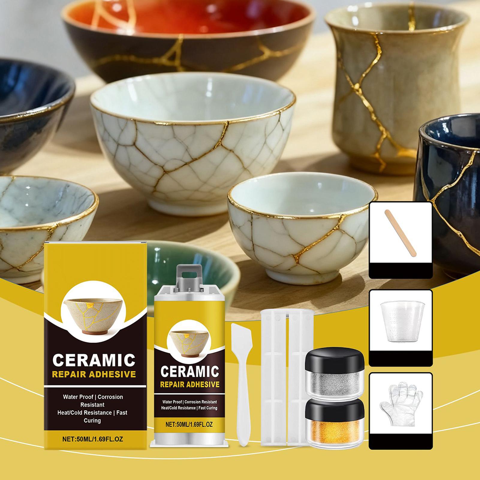 Gold Glue for Ceramics Glass S - Tile Grout Repair ulasan dan harga
