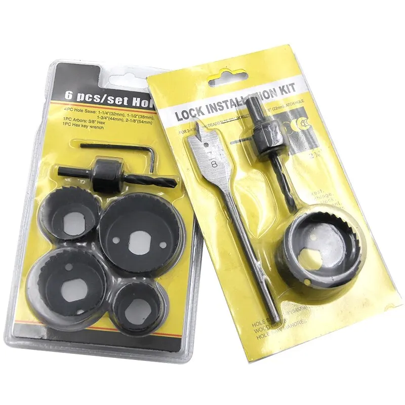 6PC 32-54mm Hole Saw Set for G - Home Improvement Center ulasan dan harga