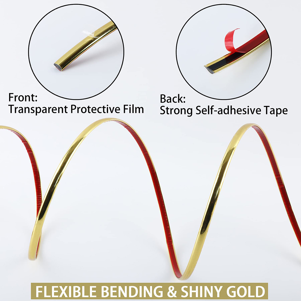 2/1 Roll Self-Adhesive D-Shape - Baseboard Molding Trim ulasan dan harga