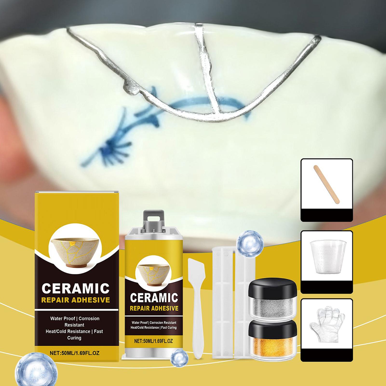 Porcelaine Repair Kit Gold Cer - Tile Grout Repair ulasan dan harga