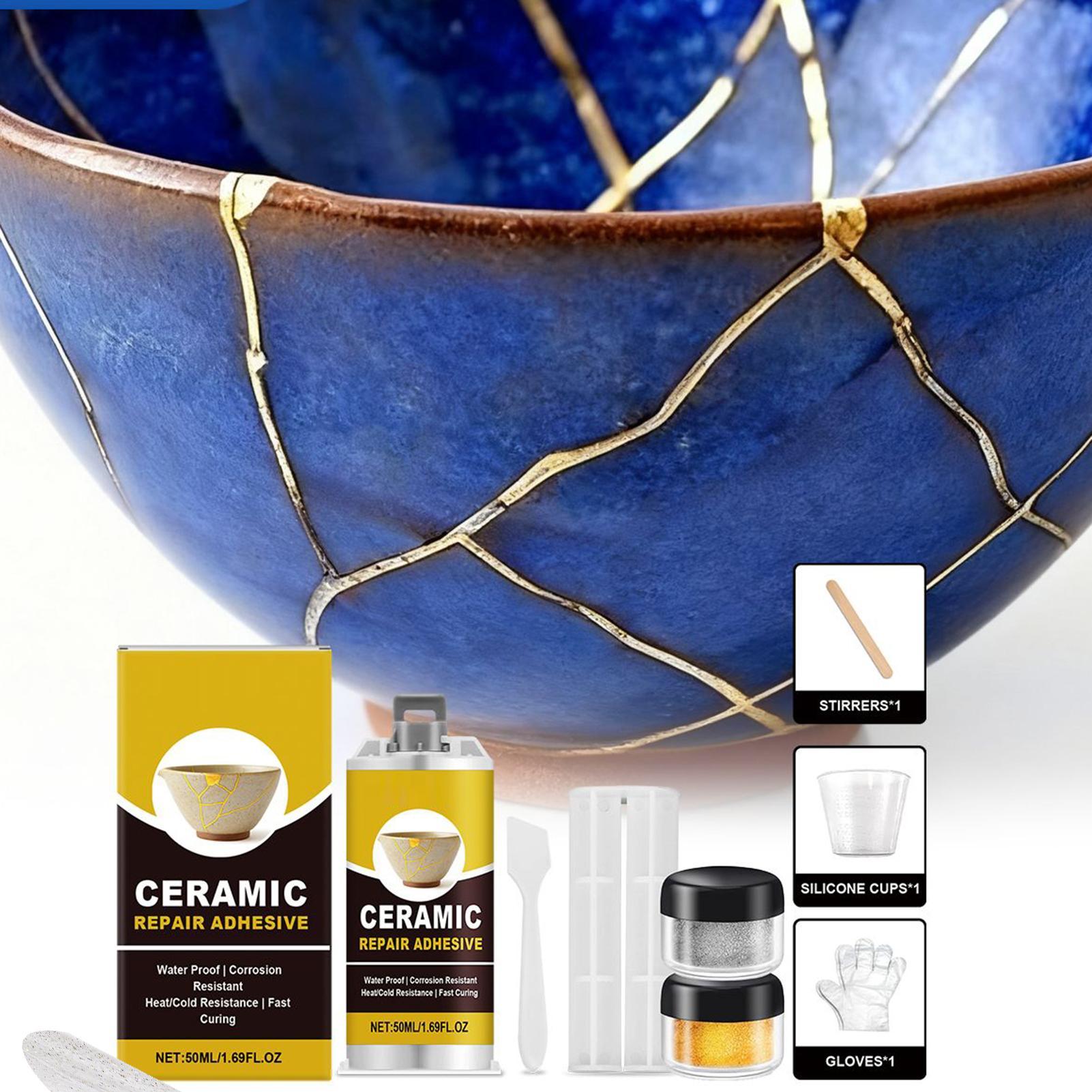 Porcelaine Repair Kit Gold Cer - Tile Grout Repair ulasan dan harga