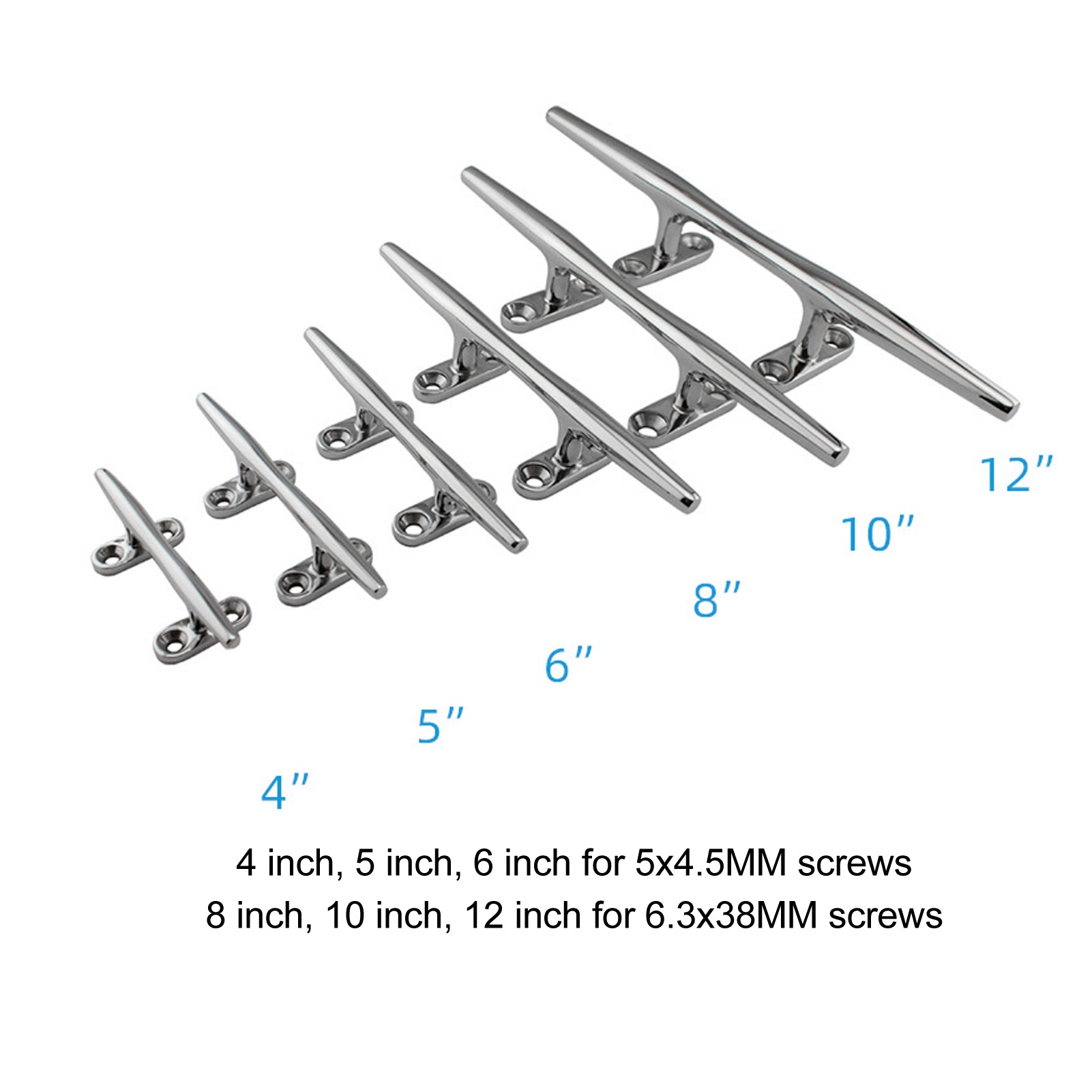 Boat Cleat Open Base Heavy Dut - Deck Screw Stainless ulasan dan harga