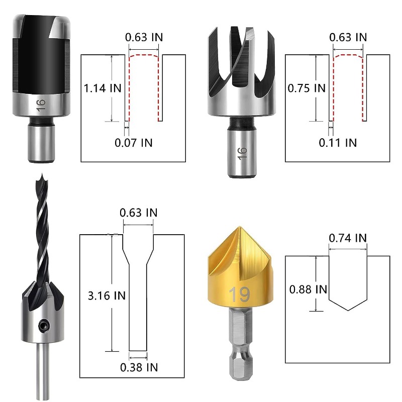 Professional Woodworking Drill - Home Improvement Center ulasan dan harga