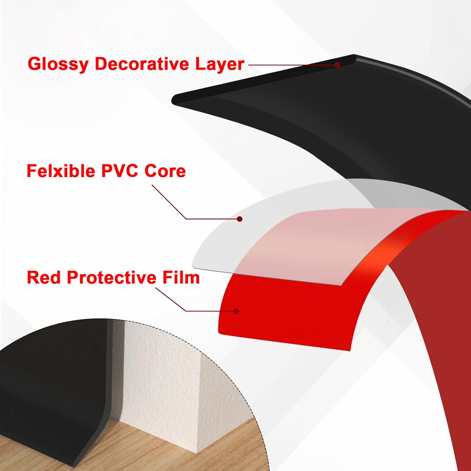 Vinyl Wall Base Baseboard Mold - Baseboard Molding Trim ulasan dan harga