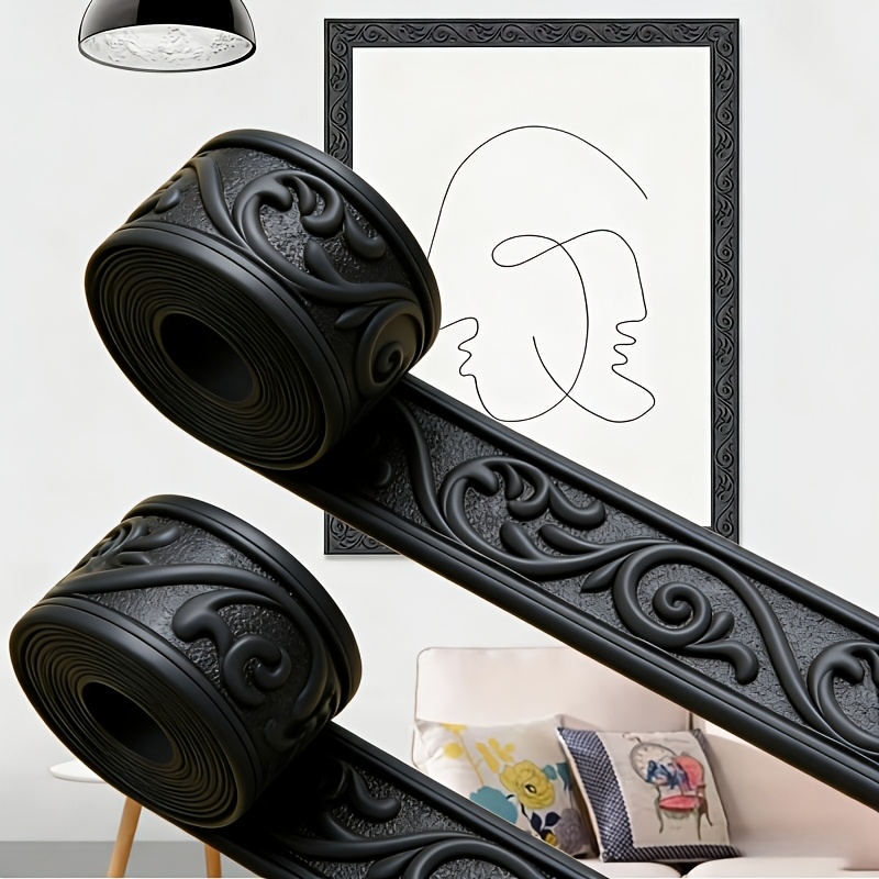 3D Embossed Flexible Foam Wall - Baseboard Molding Trim ulasan dan harga