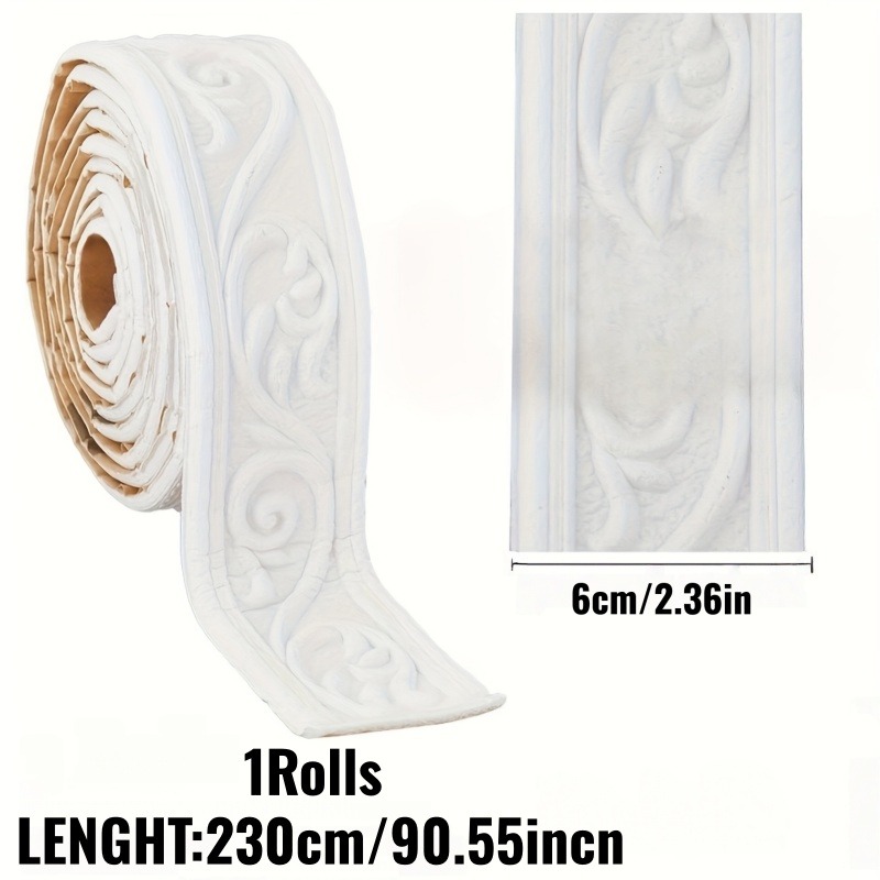 3D Embossed Flexible Foam Wall - Baseboard Molding Trim ulasan dan harga