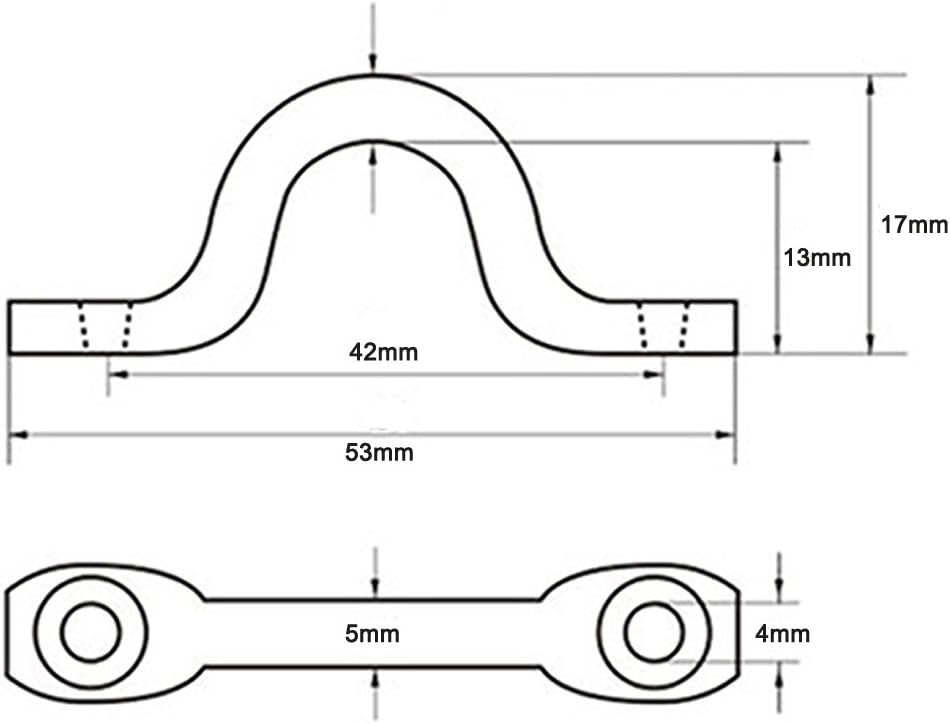 8 Pcs Stainless Steel 3/8